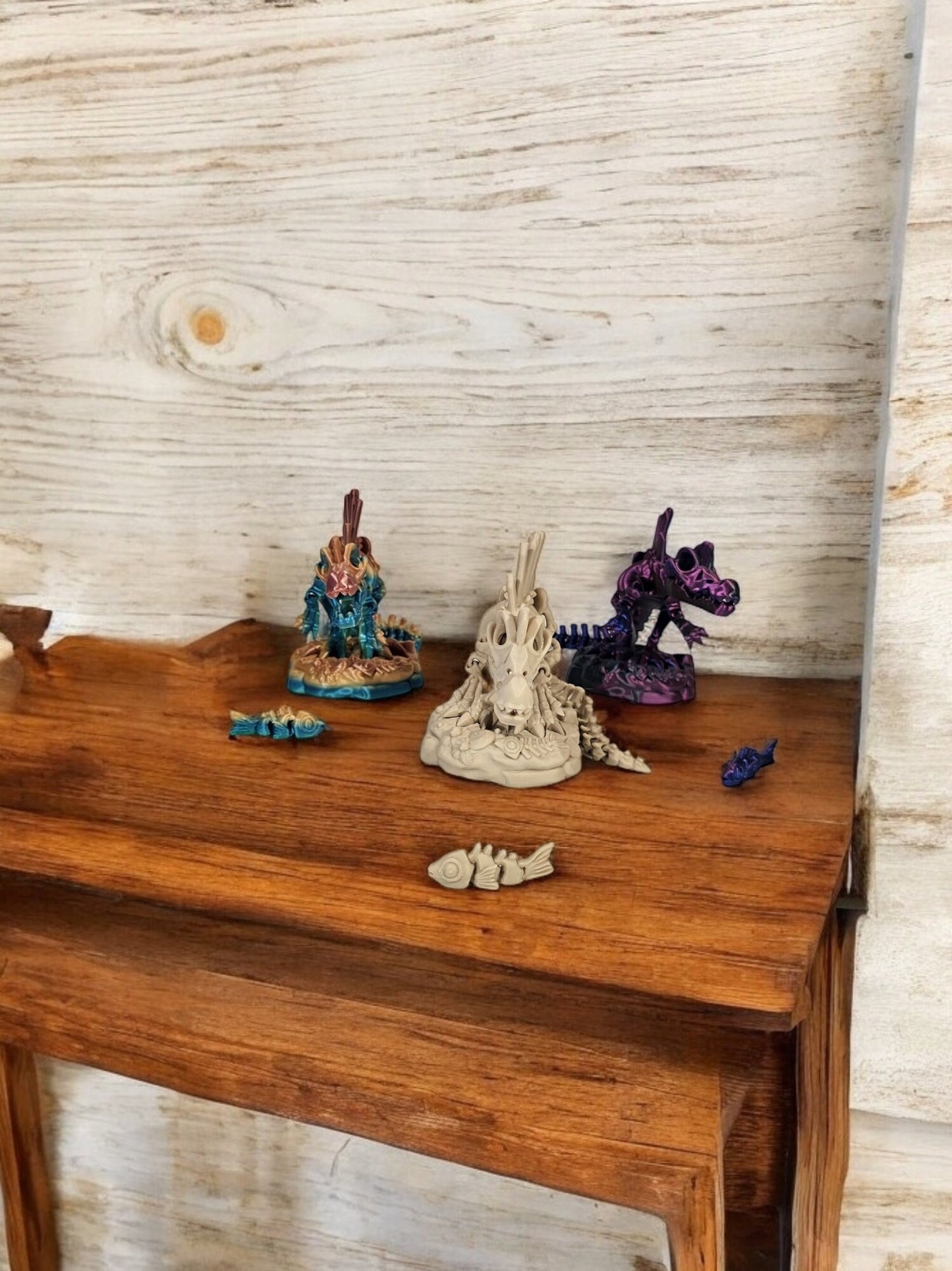 Moveable Spinosaurus Dino Model | 3D Printed Jurassic Toy | Realistic Skeleton Fossil