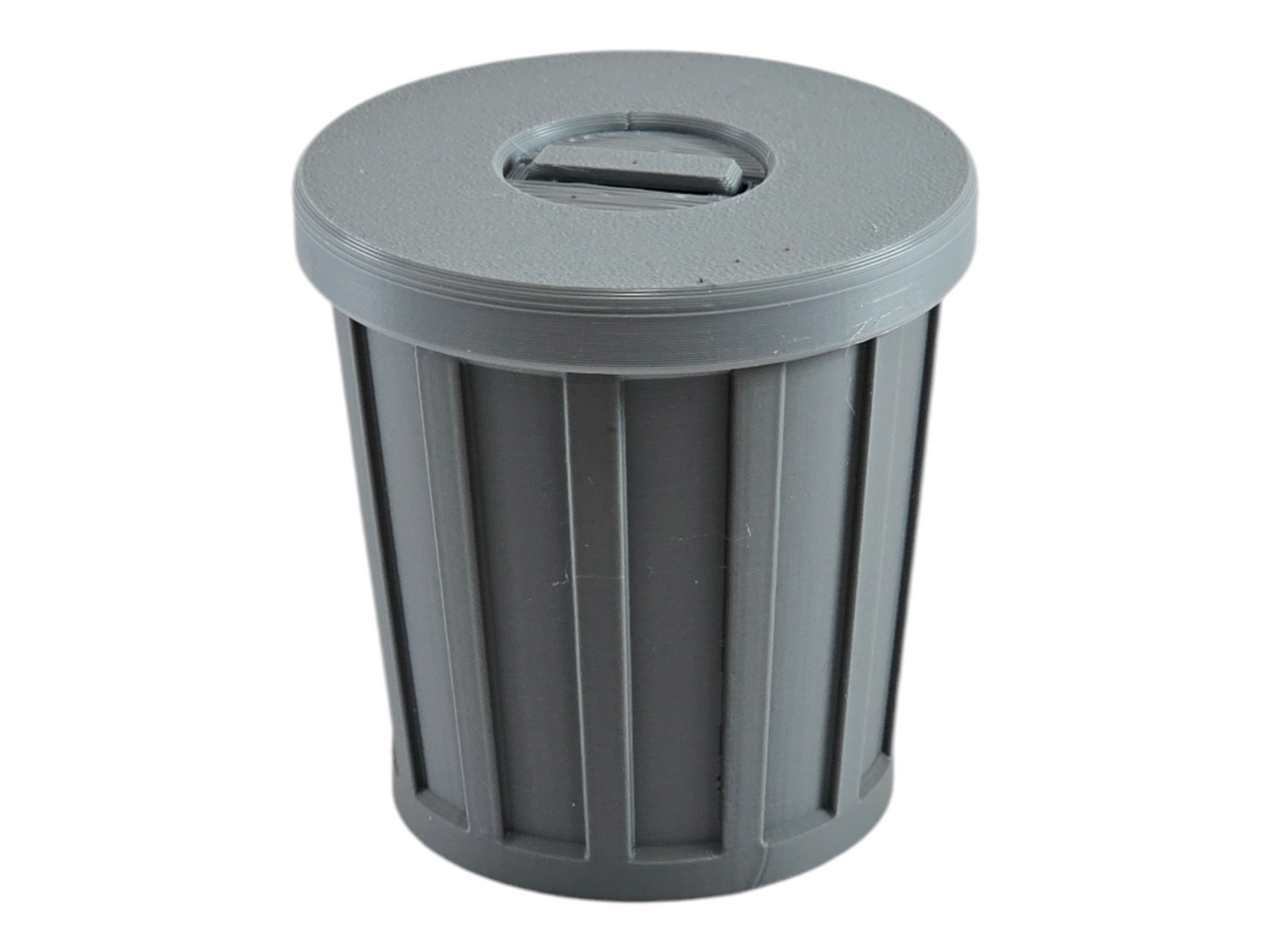 3D Printed Fox Family Toy Set with Trash Can - Fun and Unique Fox Figures for Kids - Eco-Friendly Playtime