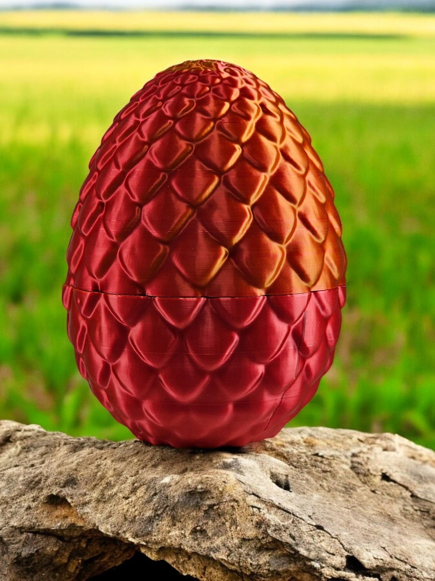 Set of 4 Articulated 3D Printed Dragons with Dragon Egg, Multi-Colored Flexible Dragon Figures, Unique Fantasy Gift Set for Dragon Lovers