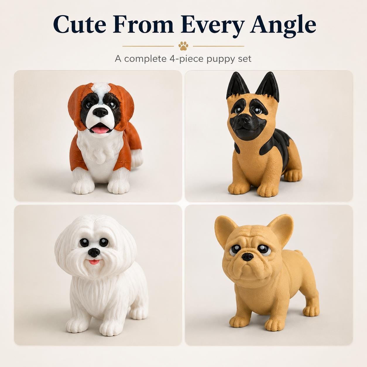 3DbyTT articulated dog figurine collection image 7