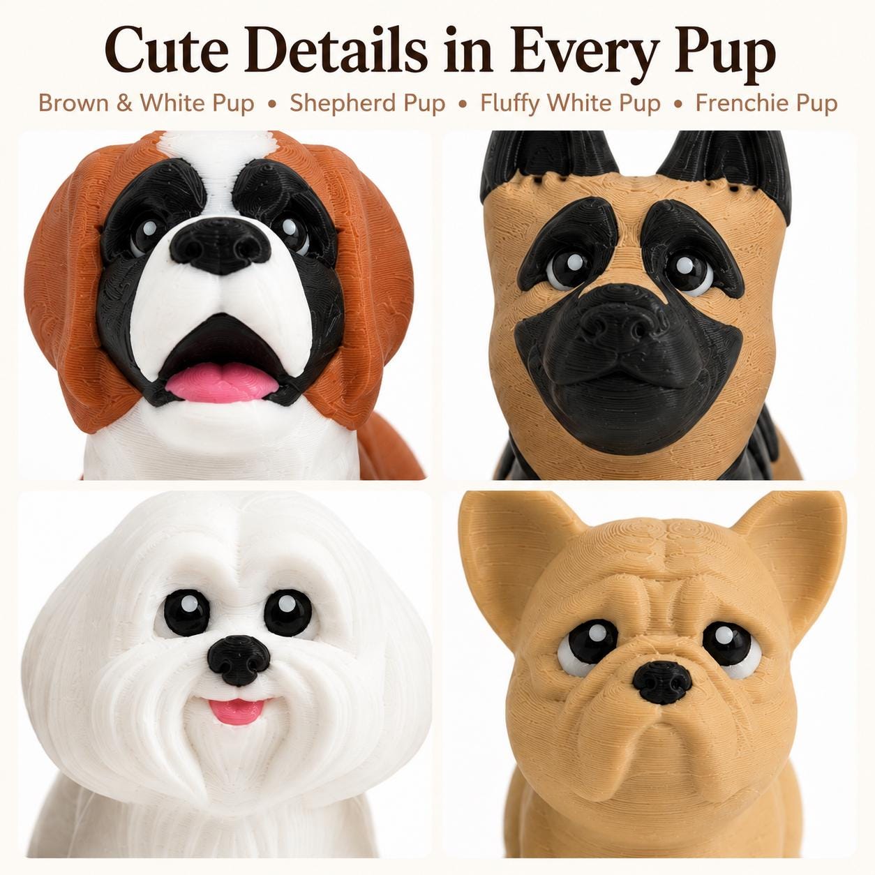3DbyTT articulated dog figurine collection image 10